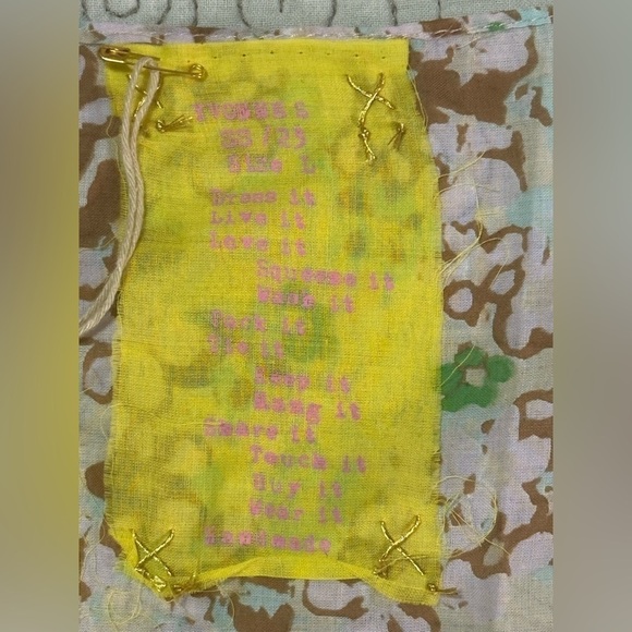 NEW Yvonne S Wind Cotton Floral Dress Sz L Net-a-Porter FLOWER FIELD LIGHT PEACH - Picture 6 of 10